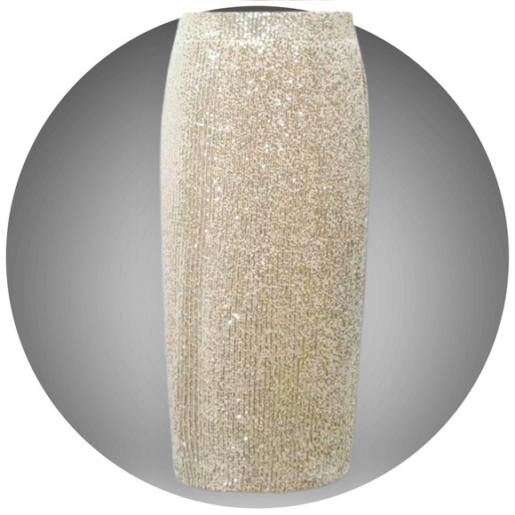 BOGO NWOT Torrid Sequin Maxi Skirt - Picture 3 of 5